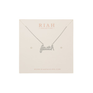 Collana con ciondolo a forma di croce "Faith" - Product Image 1