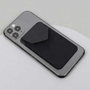 Portefeuille de téléphone portable adhésif personnalisé de nouvelle conception, autocollant résistant, tissu élastique, porte-cartes à coller - Product Image 6