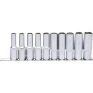 KS TOOLS-917,0615 Juego de enchufes hexagonales de 1/2 '', profundidad 10-19mm (10 piezas)-ENCHUFES DE MANO EAN 4042146358351 1/2" - Product Image 1