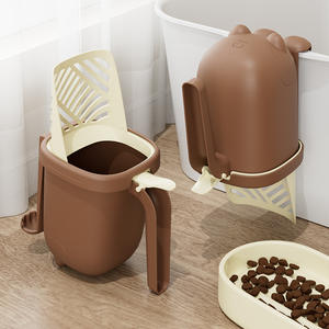 Ramasse-crottes pour litière de chat avec sacs à crottes intégrés, facile à utiliser, outil de nettoyage des déchets d'animaux - Product Image 6