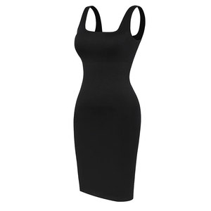 Vestido moldeador <span class=keywords><strong>de</strong></span> cuerpo <span class=keywords><strong>de</strong></span> color sólido <span class=keywords><strong>para</strong></span> <span class=keywords><strong>mujer</strong></span> con almohadilla <span class=keywords><strong>para</strong></span> el pecho, ropa interior moldeadora <span class=keywords><strong>de</strong></span> cuerpo integrada, vestido 8 en 1 <span class=keywords><strong>para</strong></span> <span class=keywords><strong>mujer</strong></span>, noche <span class=keywords><strong>de</strong></span> fiesta - Product Image 3
