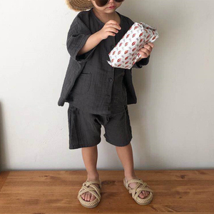 Nueva Subsección Especial de Conjuntos de Ropa Infantil de Colores, Conjuntos de Ropa de Verano para Niños y Niñas, Ropa de Bebé de Tela de Algodón Tejido - Product Image 2