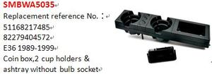 Portavasos de coche 51168217485 SMBWA5035 para BMW E36 - Product Image 2