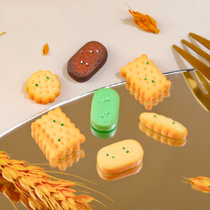 3D Miniature Resin Cookie Crafts Simulation <b>Biscuit</b> Charms for Dollhouse, Fairy Garden, DIY Slime & Jewelry Making - Product Image 2
