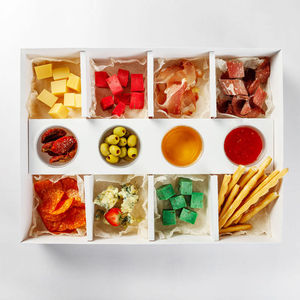 Davided Takeaway 8 10 Gitter Papier Picknick Cookie Candy Snack Verpackungs box - Product Image 5