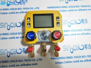 Manómetro Digital de Alta Precisión <span class=keywords><strong>MG</strong></span>-10 para Refrigeración y HVAC con 2 Válvulas y Pinzas de Termómetro - Product Image 6