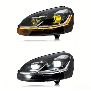 Nouvel ensemble de phares <span class=keywords><strong>LED</strong></span> 12V en gros 6000K avec DRL et clignotants améliorés pour VW <span class=keywords><strong>Golf</strong></span> 5 2006-2010 Ajustement parfait - Product Image 3