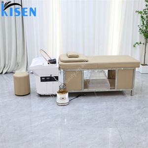 Kisen All in One <b>Portable</b> Shampoo Unit with Self Contained Water Supply and Fumigation Set Head Spa Bed No Plumbing Required - Product Image 2