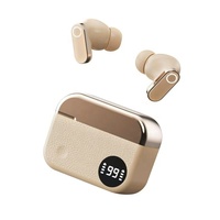 Earbud TWS Nirkabel Sesungguhnya dengan Logo OEM yang Dapat Disesuaikan, Kontrol Sentuh BT 5.4, Headset Musik Tahan Air
