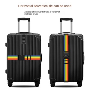 Correa de Equipaje de Poliéster Estampada Ecológica Directo de Fábrica, Cuerda de Amarre para Maletas, Cinturón de Embalaje, en Caja de PVC - Product Image 2