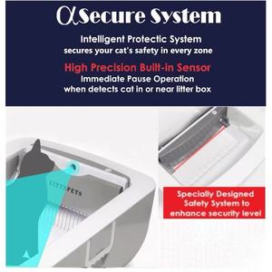 Slimme Zelfreinigende Kattenbak Automatisch Kattentoilet Met Anti-Pinch Sensor Automatische Ontgeuring Anti-Bacteriën - Product Image 6