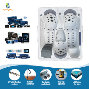 <span class=keywords><strong>Spa</strong></span> Extérieur Autoportant 3 Personnes Hydrorelax Balboa Bain à Remous Home <span class=keywords><strong>Spa</strong></span> Jacuzzier 3 Filtre pour Villa Jardin Hôtel - Product Image 3