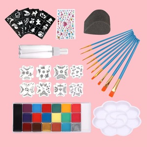 Peinture corporelle fluorescente 20 couleurs, pour <span class=keywords><strong>Halloween</strong></span>, Noël, fêtes, spectacles, compétitions et maquillage - Product Image 1