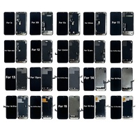 Layar LCD HP Huaxing Soft Oled untuk iPhone 11 12 13 14 15 16 17 Pro Max Pengganti Layar Original Oled