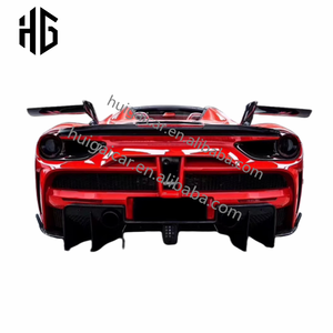 Venta al por mayor de fábrica, alerones de coche estilo Msy, alerón trasero para <span class=keywords><strong>Ferrari</strong></span> <span class=keywords><strong>488</strong></span> GTB/Spider, actualización, Kit de carrocería de alerón estilo Mansori - Product Image 2