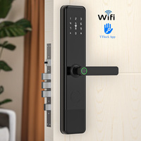 Serrure intelligente WiFi TTLOCK, serrure de porte électronique avec mot de passe et empreintes digitales pour hôtels, locations de maisons, appartements