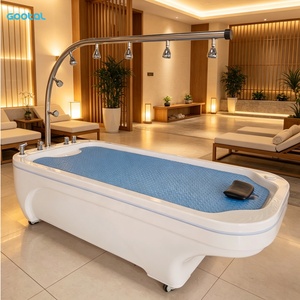 Lotion de Bain et de <span class=keywords><strong>Massage</strong></span> Corps Entier pour Salon de Beauté, Gommage Corporel Spa, Lavage à l'Eau, Lit de Douche <span class=keywords><strong>Vichy</strong></span> - Product Image 6