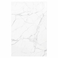 Grande dalle de pierre frittée polie Tianshan Snow, finition veinée blanc-gris, pour la décoration intérieure d'hôtels, villas et espaces commerciaux