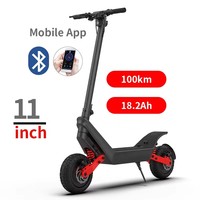 NOUVEAU X10 Trottinettes électriques tout-terrain à deux roues avec moteur double haute puissance, pneus larges de 11 pouces, homologuées EEC pour adultes