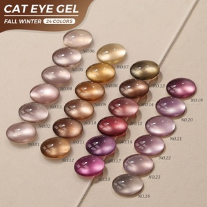 JTING 2025, Nueva Colección de Esmaltes de Uñas en Gel Efecto Ojo de Gato, 24 Colores Otoño Invierno, Esmalte Magnético Profesional UV, OEM - Product Image 1