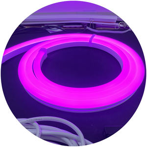 Striscia al <span class=keywords><strong>neon</strong></span> <span class=keywords><strong>led</strong></span> RGB impermeabile <span class=keywords><strong>anti</strong></span>-<span class=keywords><strong>UV</strong></span> <span class=keywords><strong>anti</strong></span>-fuoco in silicone puro 12x25 di alta qualità per luce lineare - Product Image 4