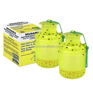 Fly Trap ngoài trời bán buôn bán Hot Fly Trap treo ngoài trời, Fly trap cho bên ngoài, không độc hại tái sử dụng ngoài trời Fly Pest kiểm soát - Product Image 1