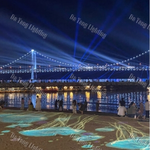 Multi Wattage Gobo <b>Projector</b> for DMX Controlled Pattern Effects and Long Distance Outdoor Projection - Product Image 6