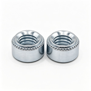 Tuercas de presión ZT M3-M10, métricas, grado A, nivel 8.8, acero al carbono, zincadas en azul, para chasis de chapa metálica - Product Image 1