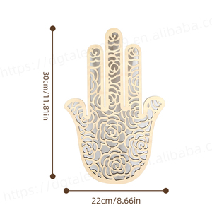 Tailai Best seller Hamsa geometria sacra decorazione della <span class=keywords><strong>parete</strong></span> per la meditazione domestica scultura <span class=keywords><strong>in</strong></span> <span class=keywords><strong>legno</strong></span> naturale simbolo della <span class=keywords><strong>parete</strong></span> decorazione spirituale - Product Image 6