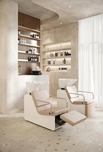 Luxury Marble Top Hair Salon Shop Fitting One Stop Solution with 3D Layout Design - Product Image 2