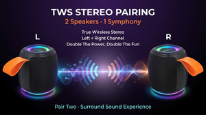 2026 Trend 66mm Full Range High Fidelity BT <b>Speaker</b> with Dynamic RGB Light Show Silicone Material for Gift Wholesalers Promotion - Product Image 5