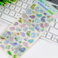 Autocollants époxy 3D en cristal pour téléphone portable, scrapbooking, journal intime, dessins et modèles personnalisés en mousse auto-adhésive