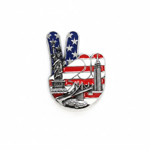 Set di Magneti New York 300 Pezzi, Dimensioni Personalizzate 25DZ/CS, Souvenir Turistici in PVC, Gomma e Latta, Design 3D, Modello A1255 con Motivo Quadrato - Product Image 2