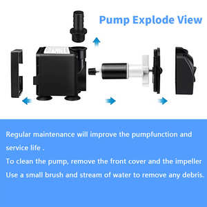 ACvarium 순환 펌프 펌프 잠수정 물 펌프 25W 1500L/H 수족관 어항 연못 분수 수경재배 공기 냉각기 - Product Image 4