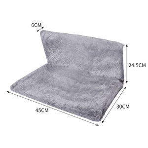 Lit de <span class=keywords><strong>radiateur</strong></span> suspendu pour <span class=keywords><strong>chat</strong></span> Hamac Lit de repos pour chats avec tapis Sherpa en polyester polaire doux et durable et cadre en fer - Product Image 3