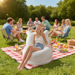 Vanace Offre Spéciale Canapé gonflable automatique Chaise longue gonflable portable pour le salon et l'extérieur, les voyages et le camping - Product Image 6