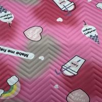 Tissu Ultrasonique 50M en Gros pour Sacs à Dos Enfants, Polyester Sergé 290T Imprimé Design