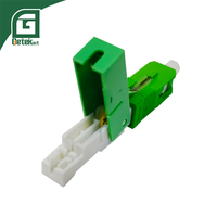 GETEKnet Conector bloqueable SC rápido de un paso Bloqueo de crimpado abatible Tipo de una pieza Modo único Cable de fibra óptica de 2*3mm