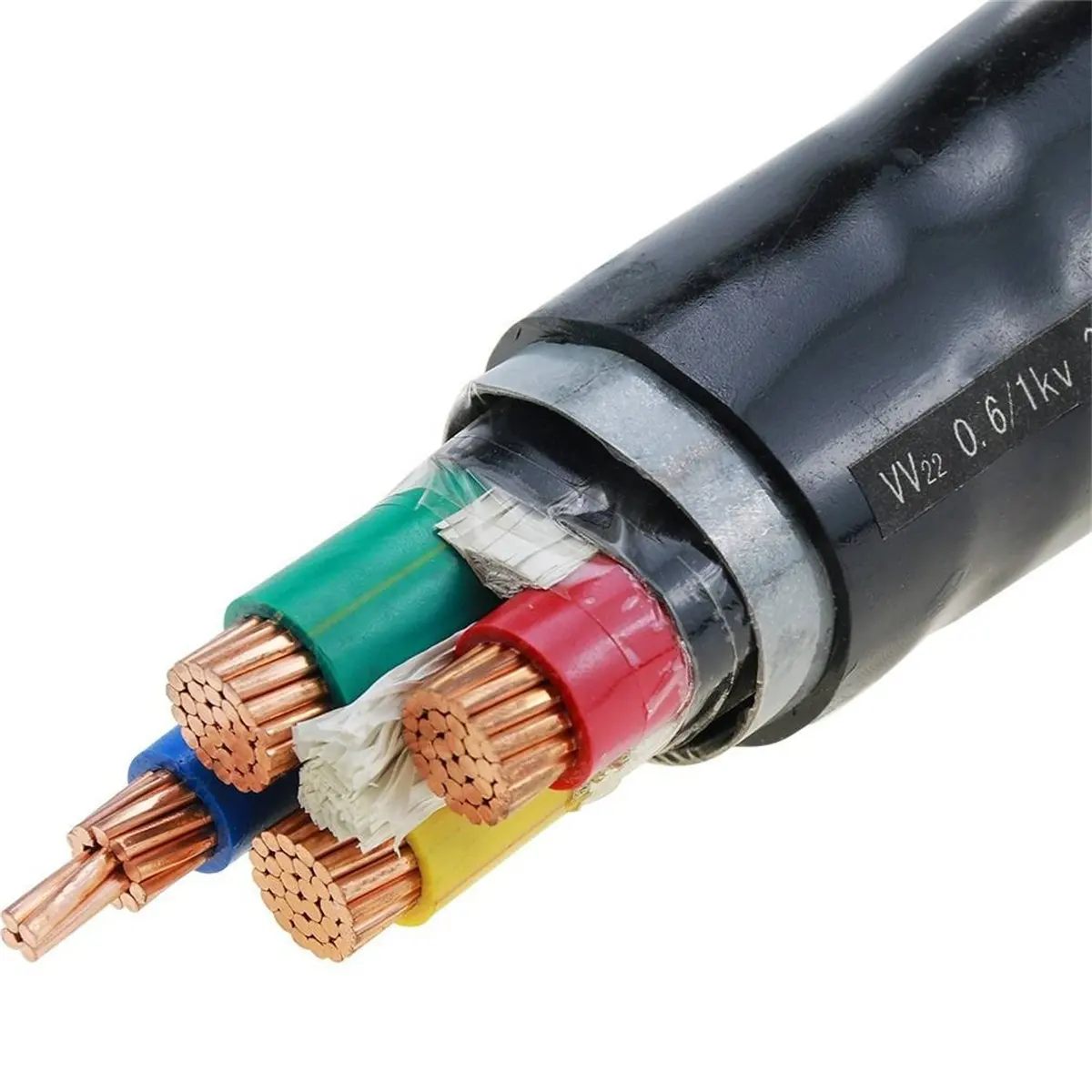 Harga kualitas tinggi YJV22 XLPE kabel 99.9 persen kabel kawat tembaga murni Armor kabel listrik Cross lined Polyethylene