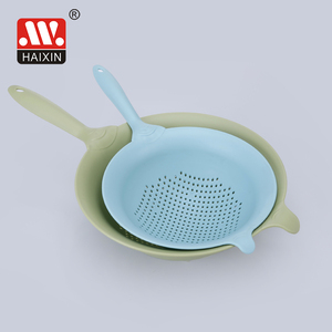 Haixing Kitchen Food Grade Plastic <strong>Large</strong> Round Rice Colander and <strong>Sieve</strong> - Product Image 3