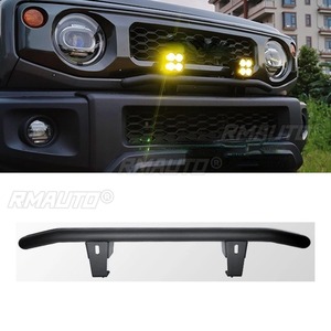 สำหรับ Suzuki Jimny JB74 2019-2024 ชุดแต่งกันชนหน้าพร้อมขายึดไฟสปอร์ตไลท์ อุปกรณ์ตกแต่งรถยนต์ ชุดไฟสปอร์ตไลท์ อะไหล่ตกแต่ง - Product Image 2