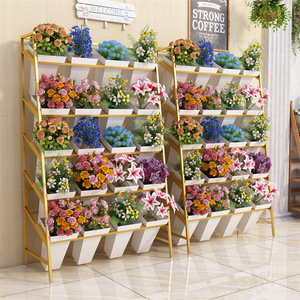 Présentoir Plantes Extérieur Étagère à Fleurs Deuba 4 étages - Support Plantes Métal Noir 90cm Etagere Exterieure Pour Plantes
