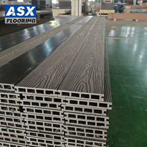 Resistencia Uv Wpc Hollow Composite Decking <span class=keywords><strong>Patio</strong></span> Tejas Tablero de terraza al aire libre - Product Image 1