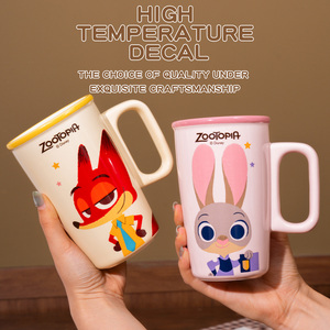 Vajilla al por Mayor, Tazas de Cerámica de <span class=keywords><strong>Disney</strong></span> Zootopia, Lindas Tazas con Asa, Tazas de Café, Tazas de Leche para el Hogar y la Oficina, y para Regalo - Product Image 5