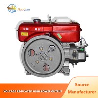 Moteur diesel monocylindre Changfa Changchai 7-8 CV 4 temps refroidi par eau, norme Euro 3, vente en gros usine pour l'agriculture