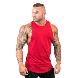 OEM uomo canotta Top Muscle Gym Fit cotone maschio Tanktop palestra Bodybuilding Stringer canotta canotta canotta - Product Image 2