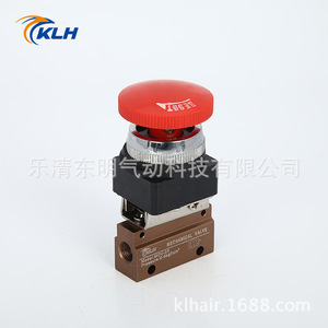 วาล์วเครื่องกล Klh Mov-03 วาล์วนิวเมติกแบบกดปุ่ม 2 ตำแหน่ง 2 ทาง - Product Image 2