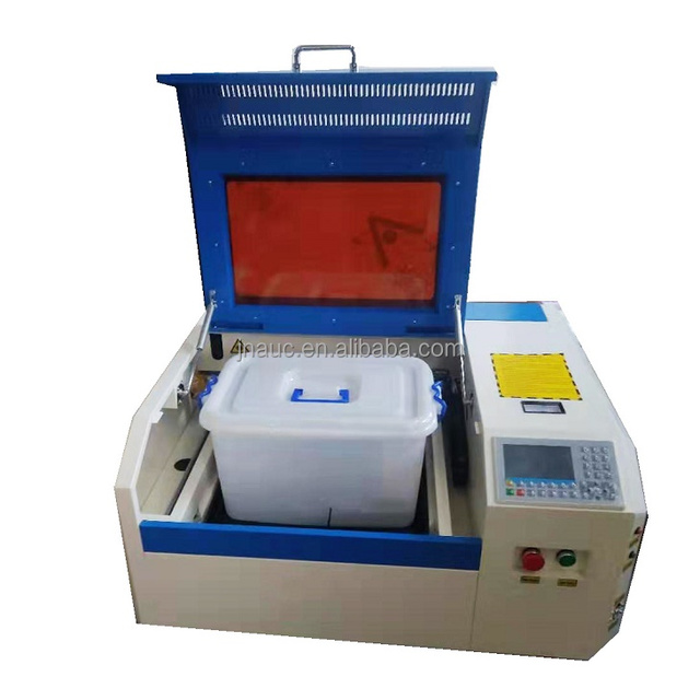 AUC 3020 4040 4060 Co2 40w 50w Laser Engraving Cutting Machine for Mobile Screen Protector Cellphone Cover