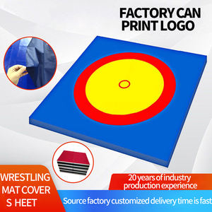 ファイティングレスリングマット12m * 12m PVCレザー + XPEフォーム厚さ2cm-5cmタタタミスムースビニール表面 - Product Image 2