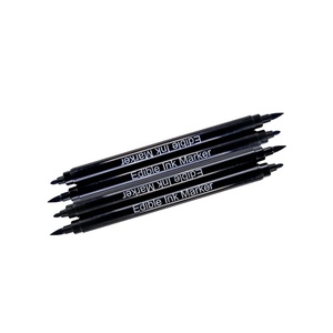 Black Dual Tips Edible Ink <b>Marker</b> <b>Pen</b> DIY Cookie Decoration Food <b>Pen</b> - Product Image 5